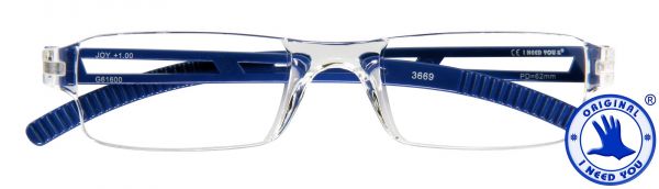 Leesbril JOY G61600 kristal-blauw