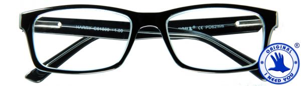 Leesbril Harry - Zwart - Met etui