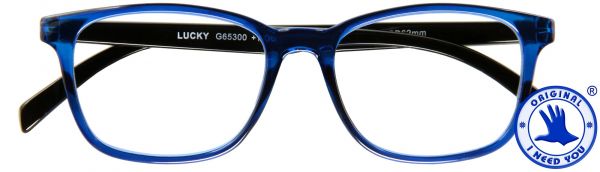 Leesbril LUCKY - Blauw-zwart