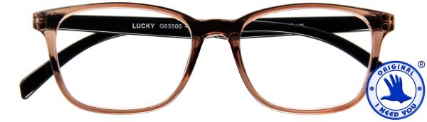 Leesbril LUCKY - Bruin-zwart