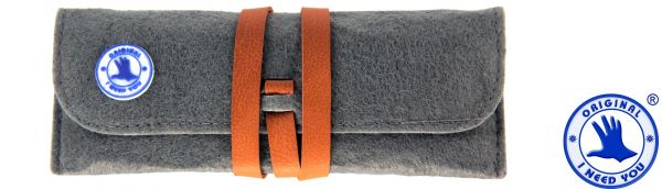 (Zonne)leesbril Playa - Grijs - Met een mooie soft-etui in bijpassende kleur