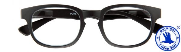Leesbril Pure - Zwart - Met etui