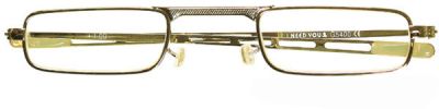 Leesbril 9 MM G5400 gouden reisbril